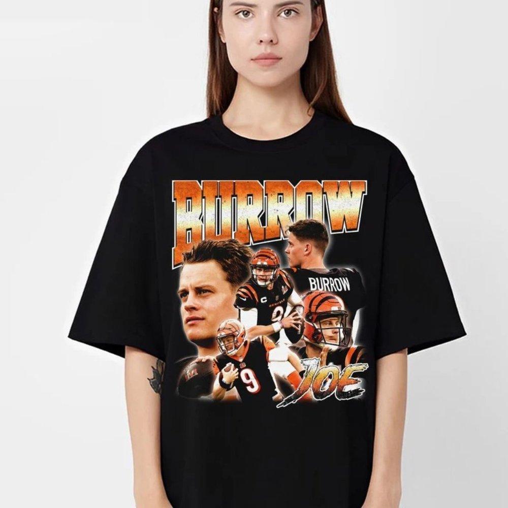Joe Burrow Washed Burrow Burrow Joe Burrow Burrow Fan Homage Shirt Sweatshir - Picture 1 of 4